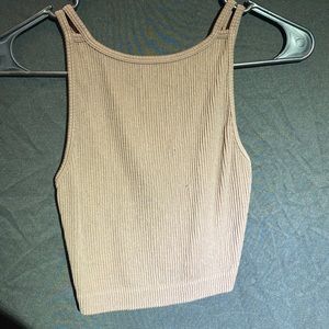 Arizona Jean Co. light brown tank/crop top